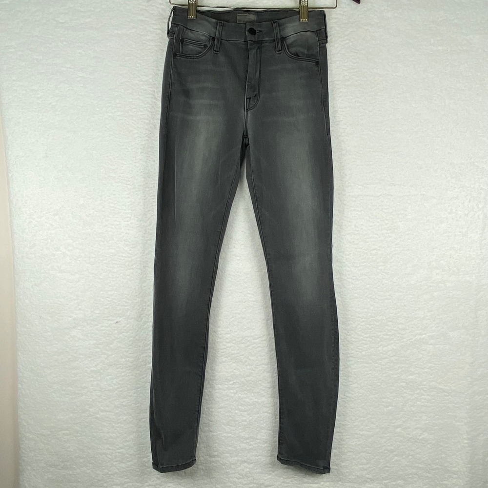Mother The Looker Skinny Jeans The Old-Time Saloon Grey Size 25 1001-303